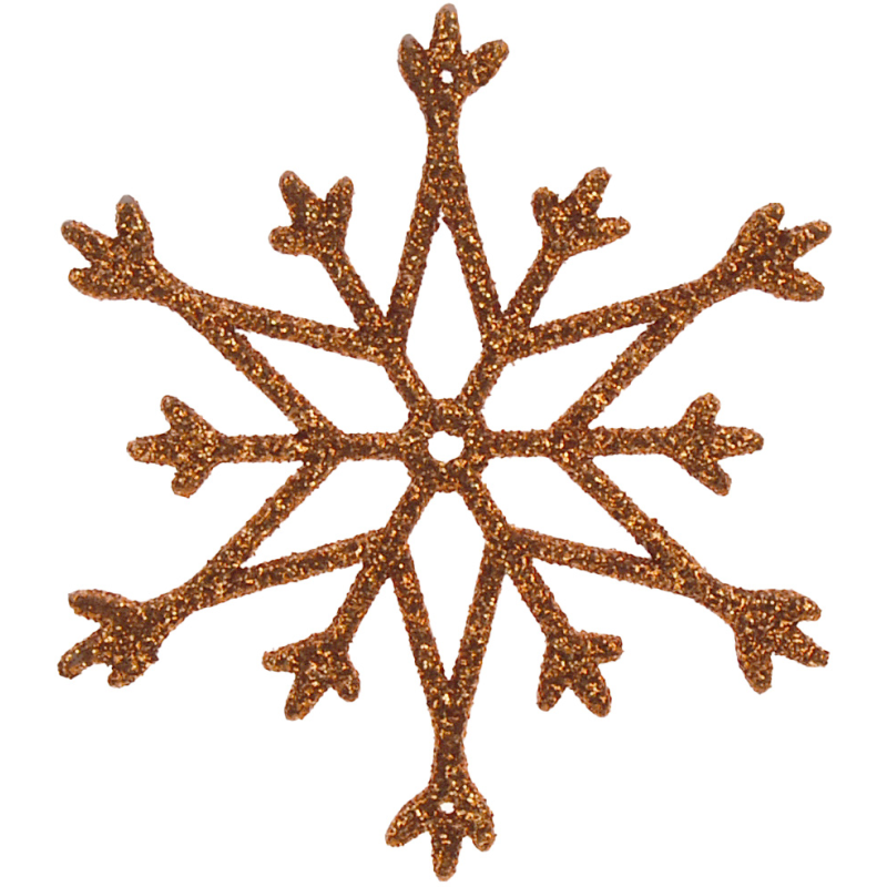 Lumikide Weiste 3 kpl 80 mm pronssi glitter