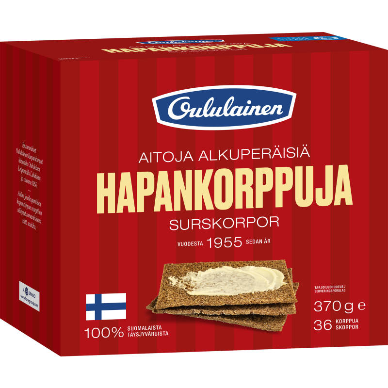 Hapankorppu Oululainen 370 g