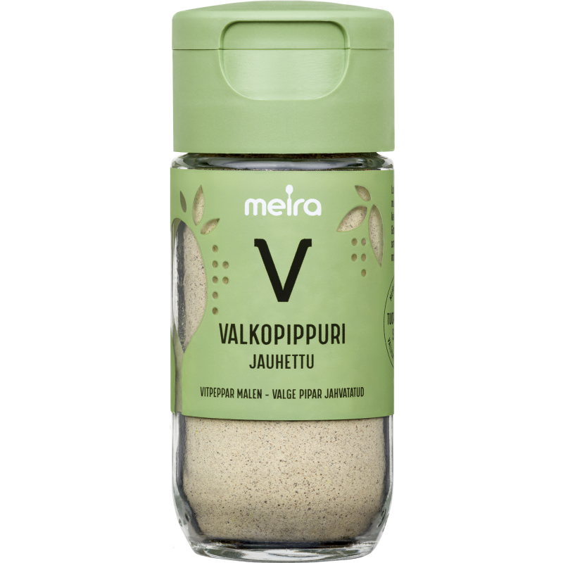 Valkopippuri Meira 38 g jauhettu