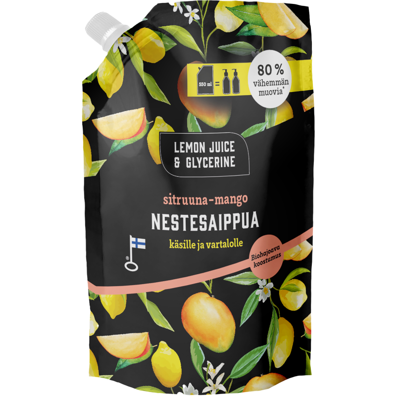 Nestesaippua LJG sitruuna-mango