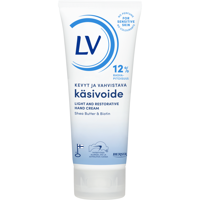 Käsivoide LV 100 ml kevyt ja vahvistava