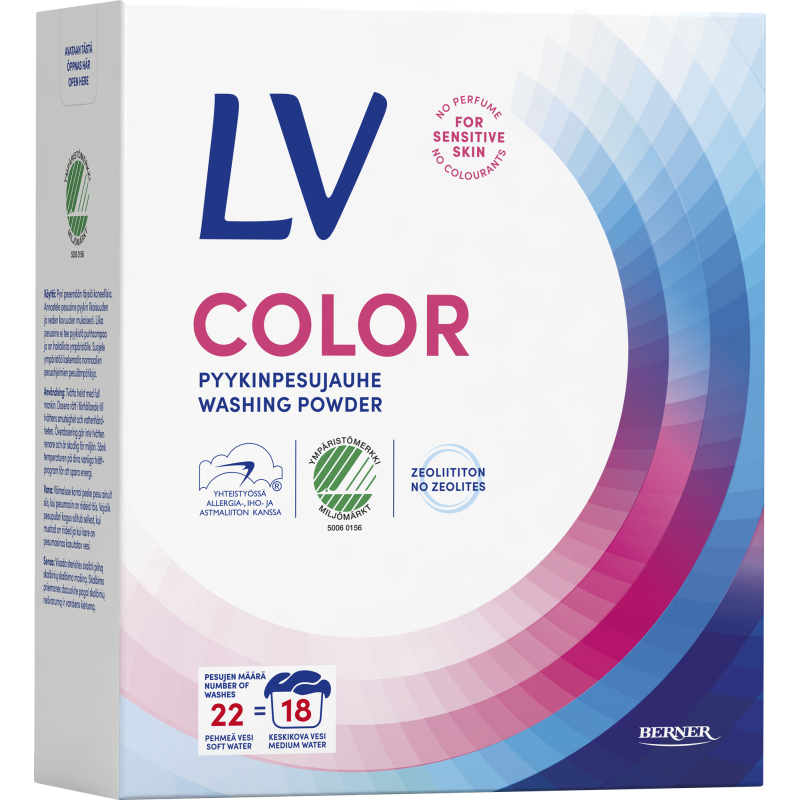 Pyykinpesujauhe LV 750 g Color