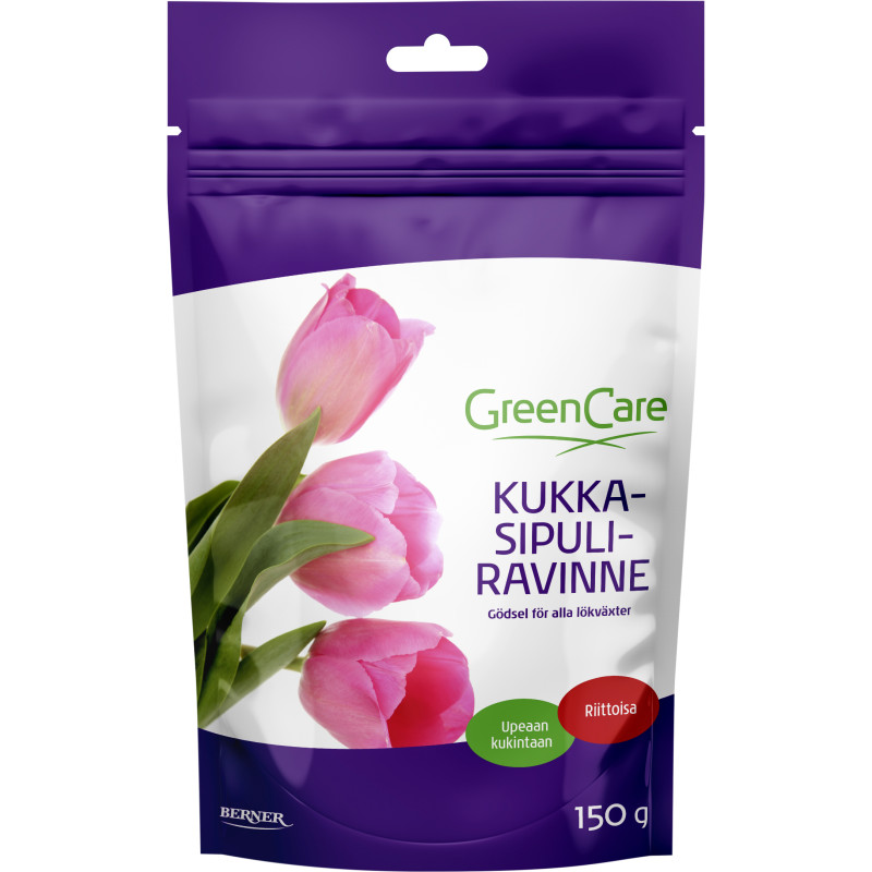 Kukkasipuliravinne GreenCare 150 g