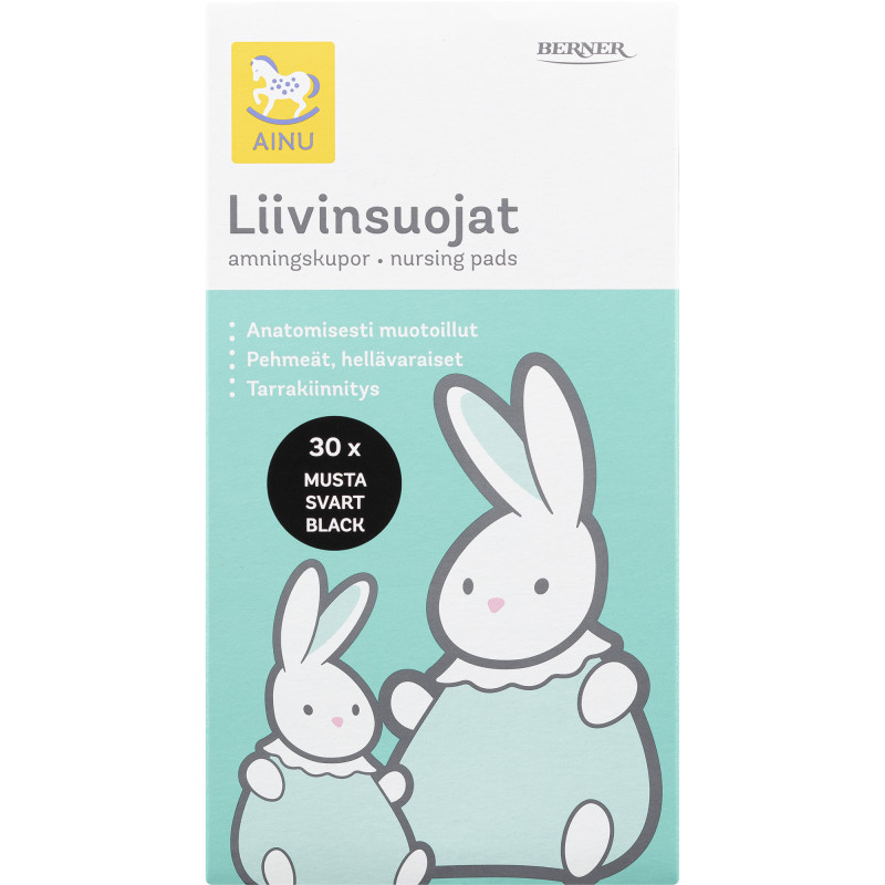 Liivinsuoja Ainu 30 kpl musta