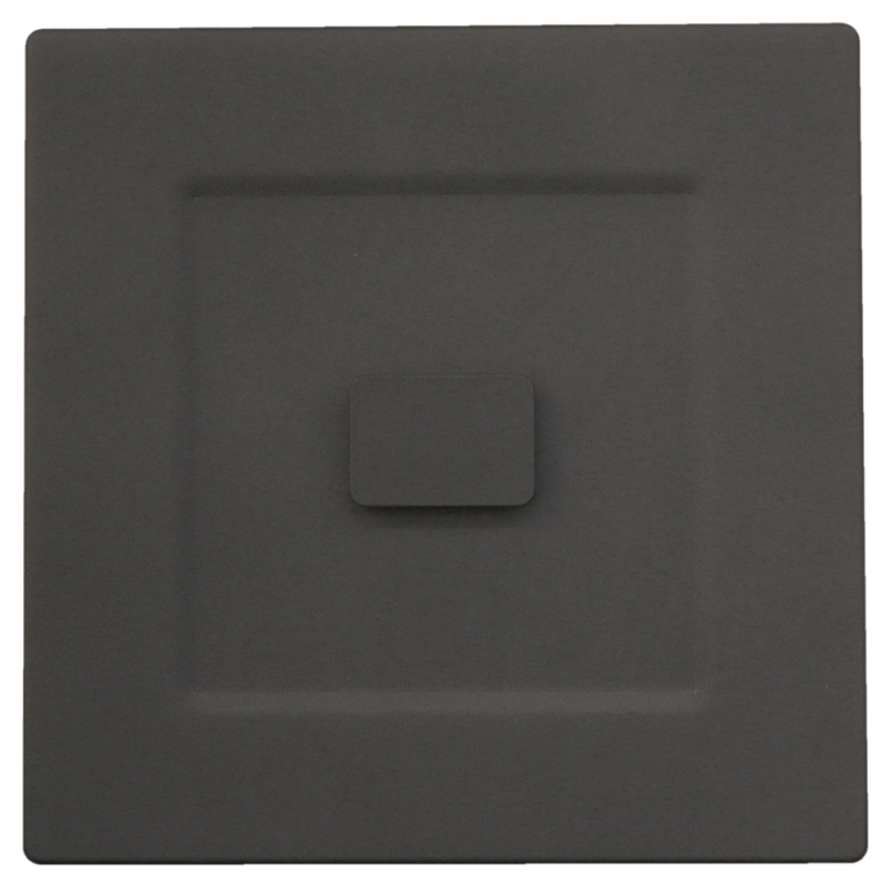 Nokiluukku HTT305 130 x 130 mm, satiiniharmaa