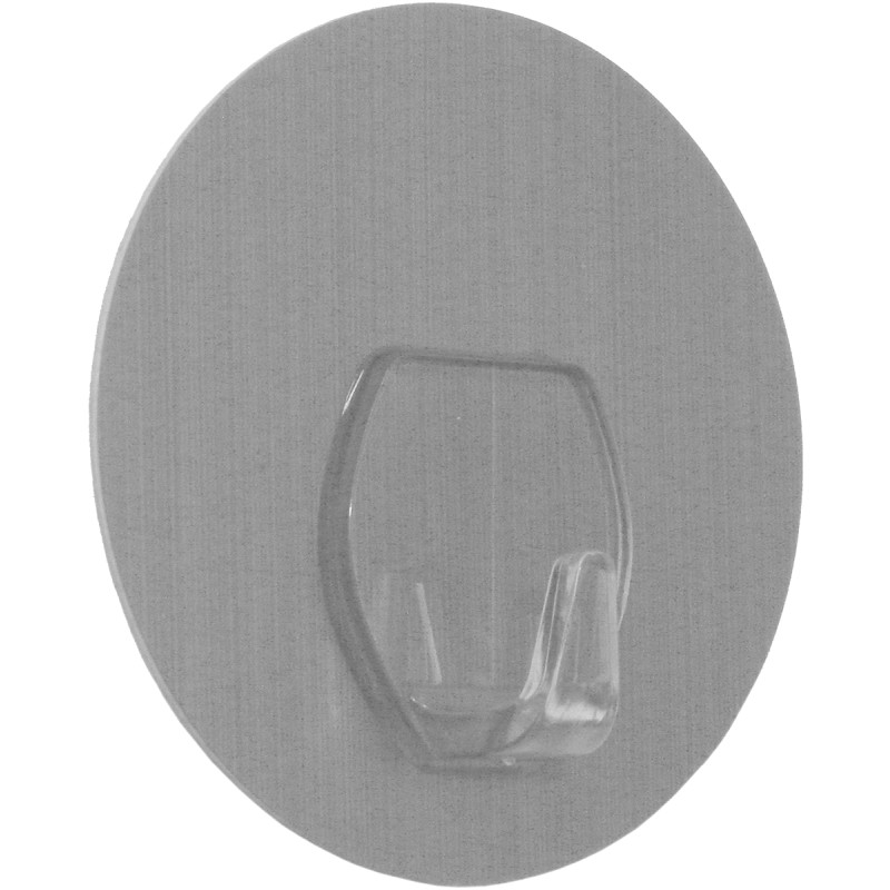 Irrotettava koukku Vario 1-koukku pyöreä hopea