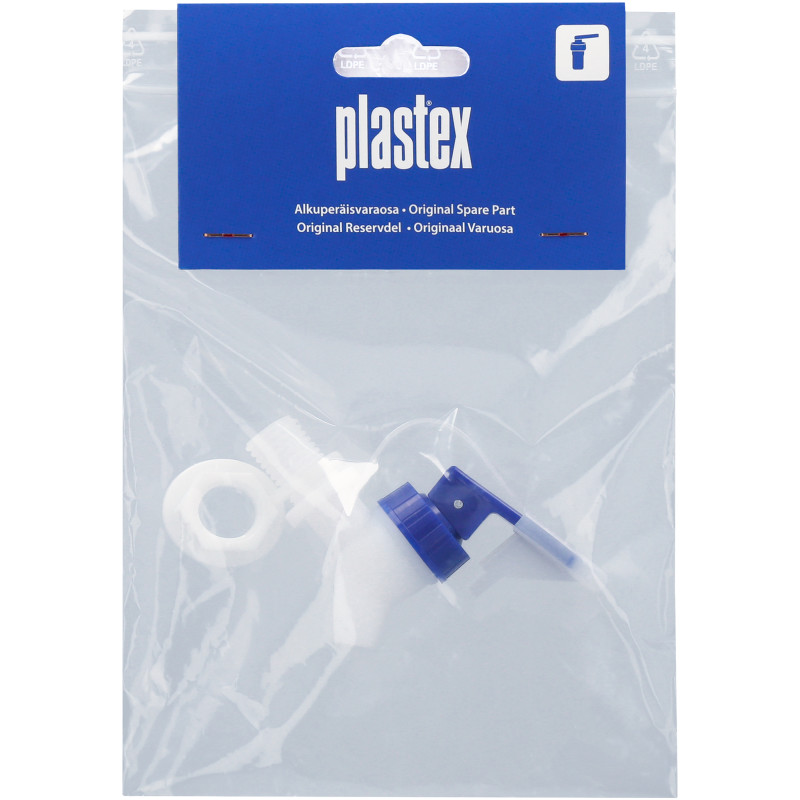 Painohana ja vastamutteri Plastex 15,5 mm