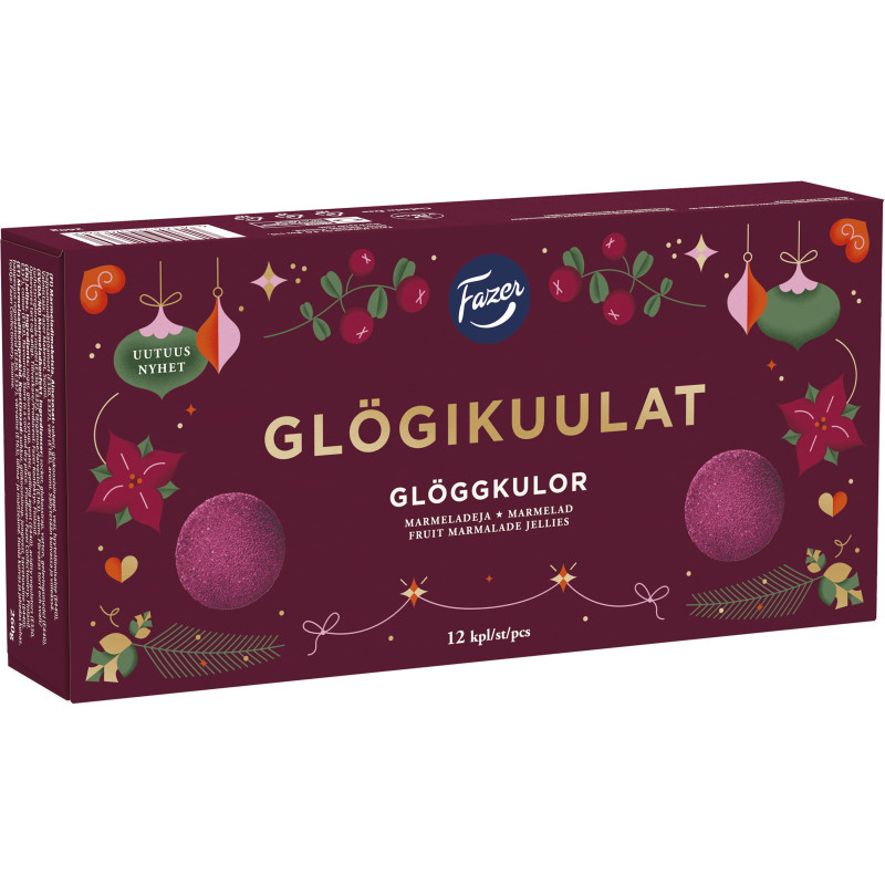 Glögikuulat Fazer 260 g makeisrasia