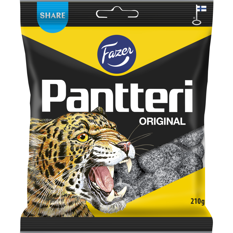 Pantteri Fazer 210 g Original salmiakki