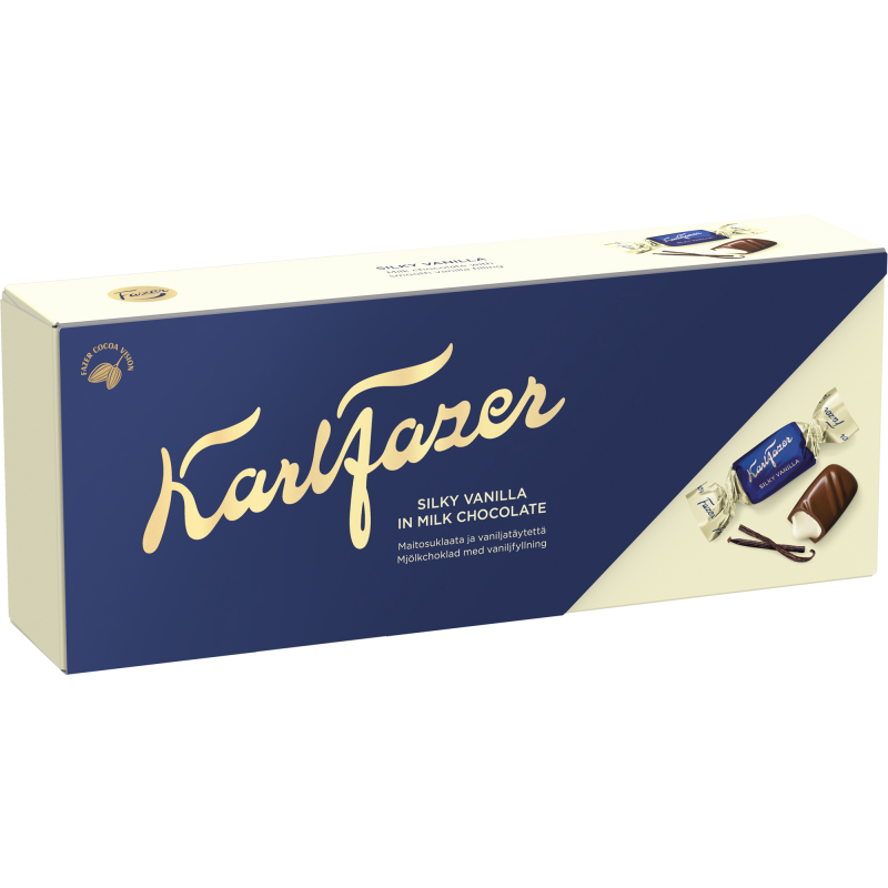 Suklaakonvehti Karl Fazer 250 g Silky Vanilla