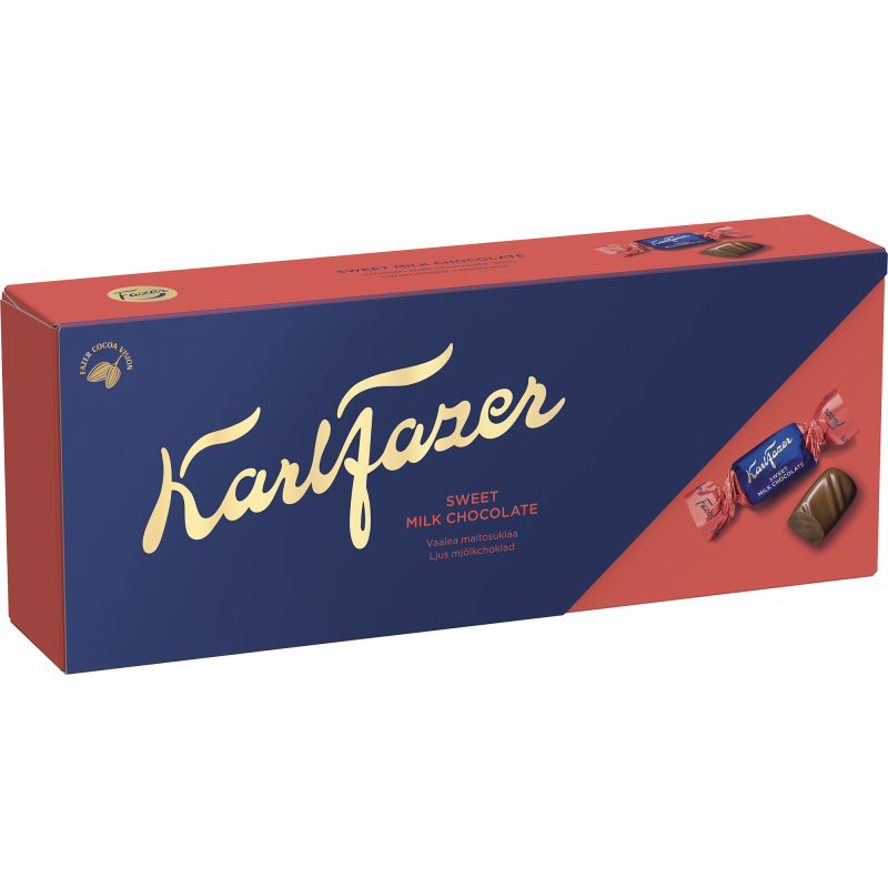 Suklaakonvehti Karl Fazer 250 g vaalea maitosuklaa
