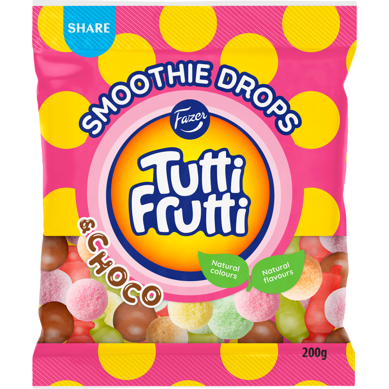 Tutti Frutti Fazer 200 g Smoothie Drops