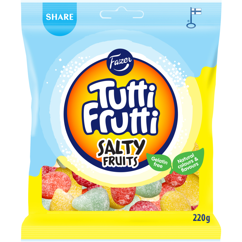 Tutti Frutti Fazer 220 g Salty Fruits