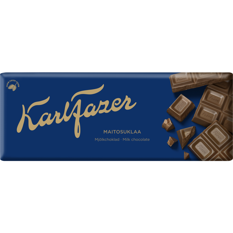 Maitosuklaalevy Karl Fazer 180 g