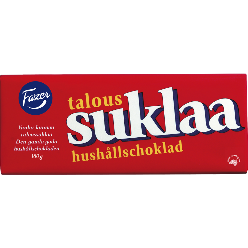 Taloussuklaa Fazer 180 g