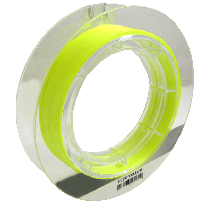 Braid X8 -kuitusiima, 0,18 mm / 115 m, keltainen