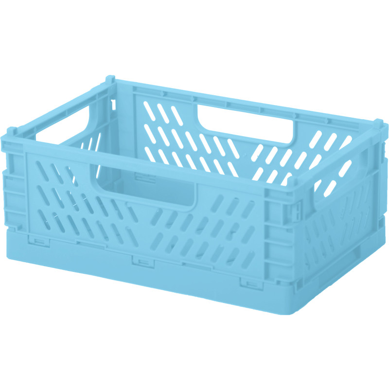 Taitettava muovikori Miny L 30,5 x 19,7 x 12,5 cm, sininen