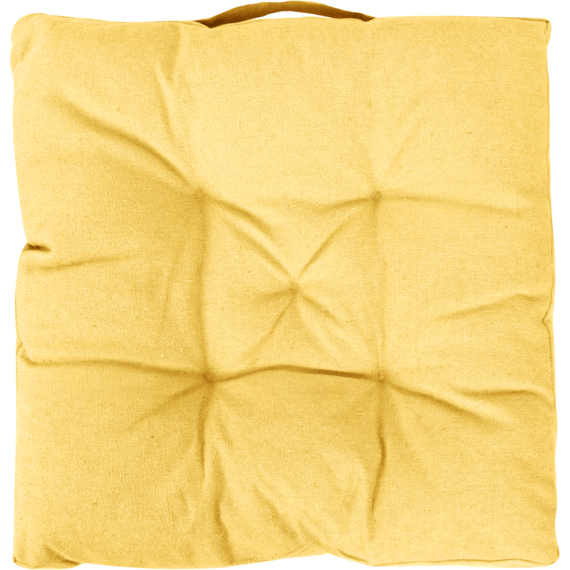 Istuintyyny Kotikulta Boxi 40 x 40 cm keltainen