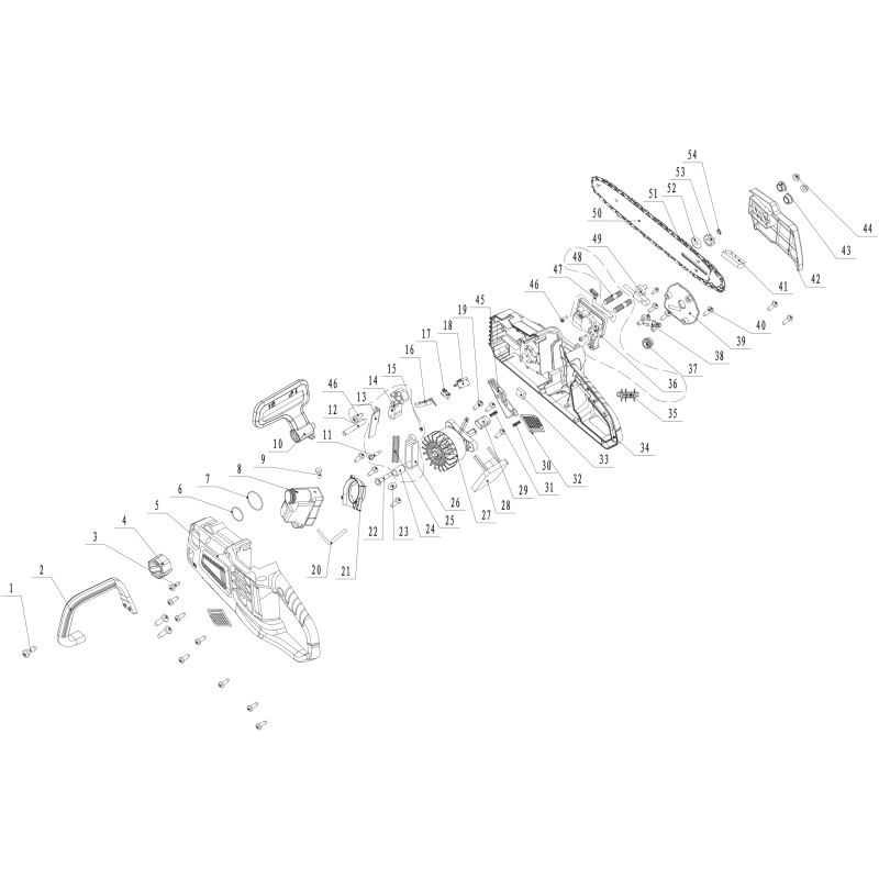 Varaosa 80100580-04 Oregon chain bar 16 inch CSB40 1 kpl