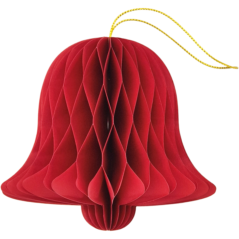 Paperikello Kotikulta 2 kpl 10 cm punainen