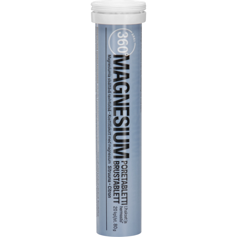 Magnesiumporetabletti Arki 360° 20 kpl