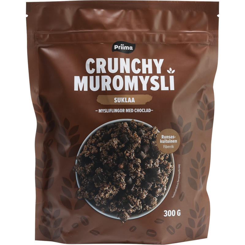 Muromysli Priima 300 g Crunchy suklaa