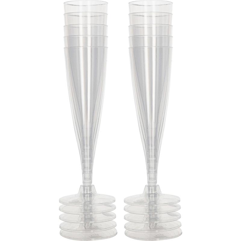 Shamppanjalasi Kotikulta 10 kpl muovia