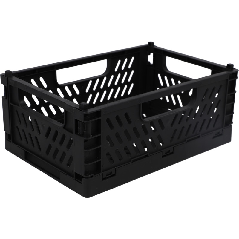 Taitettava kori Miny S 22 x 14,7 x 9,2 cm musta