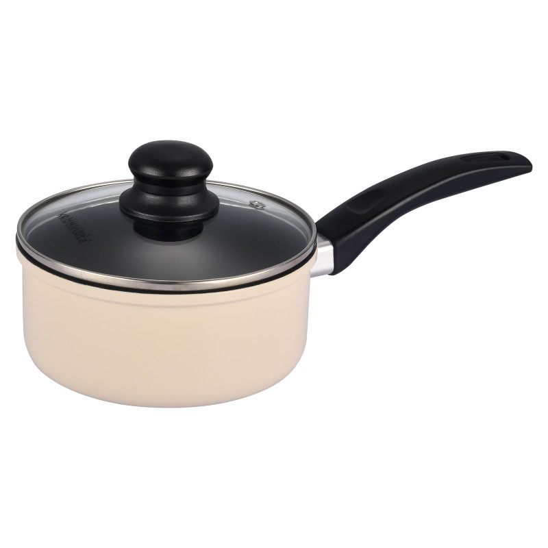 Keittokasari Kotikulta 16 cm lasikannella beige