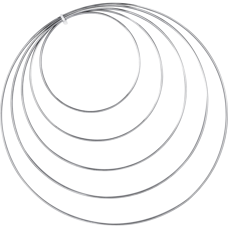 Kranssipohjasetti Iisi 5 kpl 15-35 cm metalli