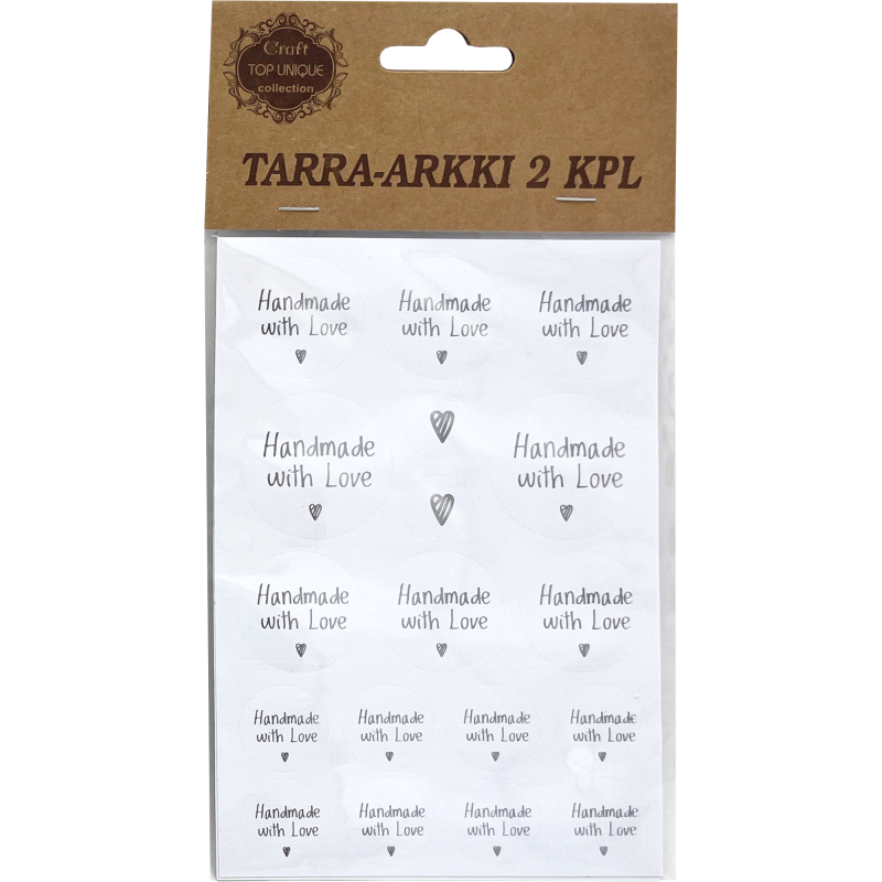Tarra-arkki Iisi 2 kpl Handmade with Love