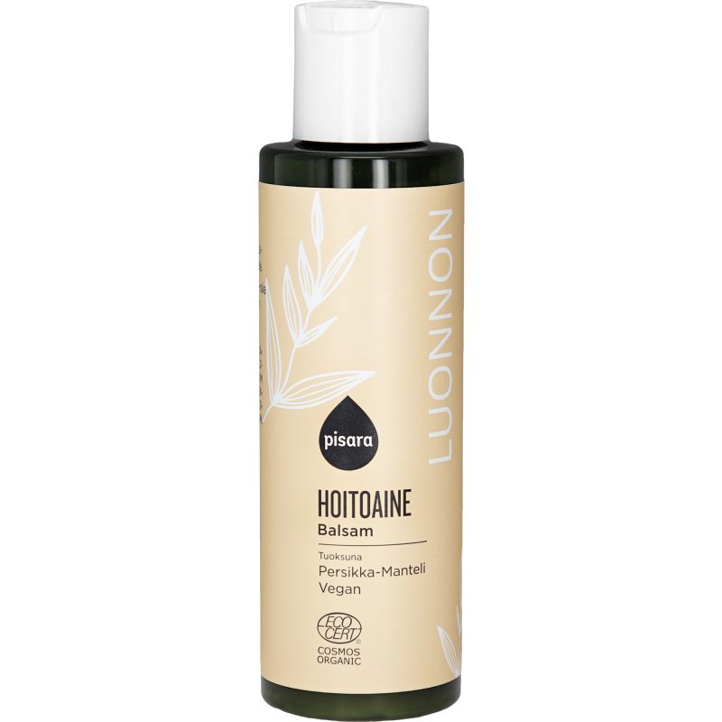 Luonnon hoitoaine Pisara 200 ml persikka-manteli