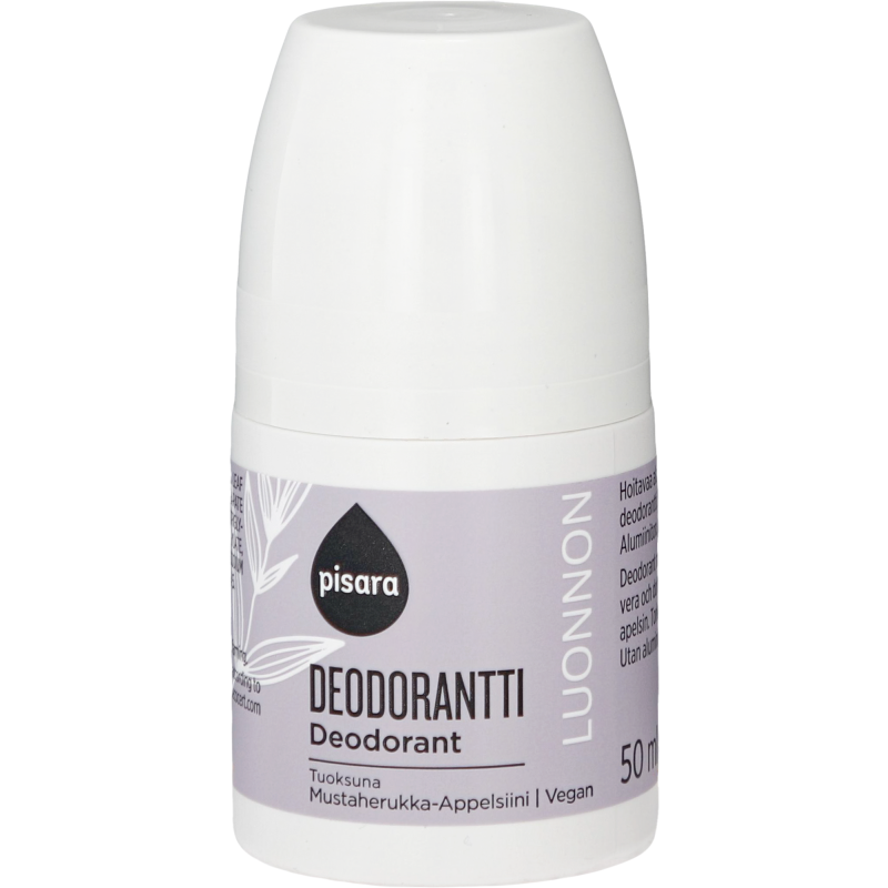 Luonnon deodorantti Pisara 50 ml mustaherukka-appelsiini