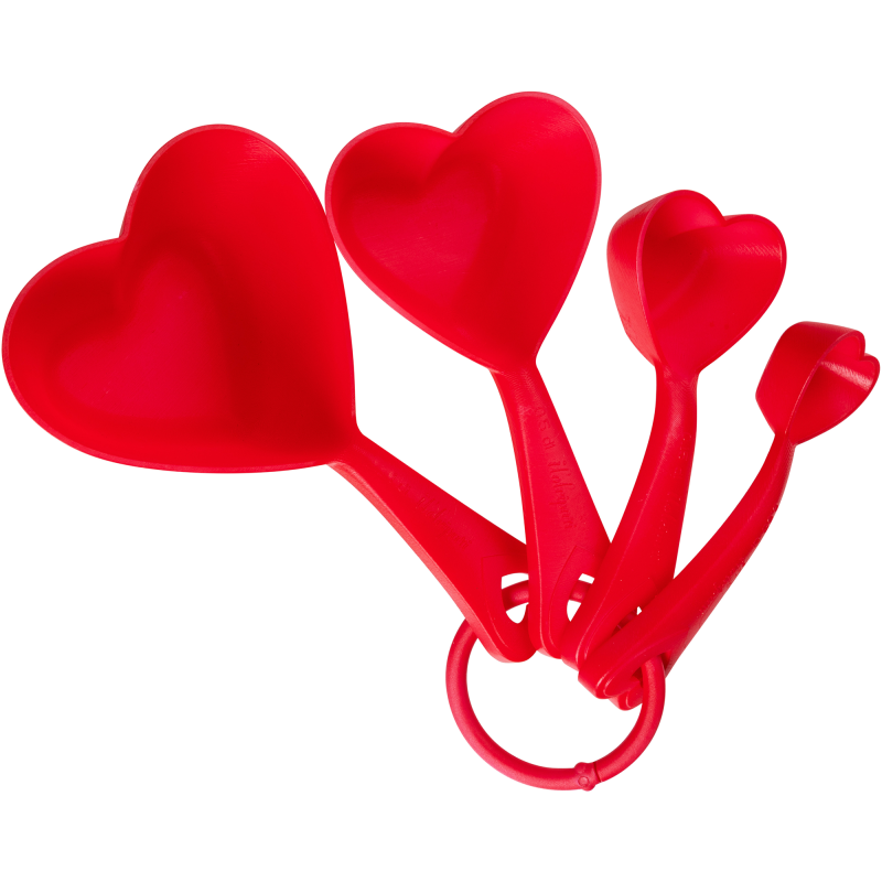 Mittalusikka Iloleipuri 4 kpl Sydämet