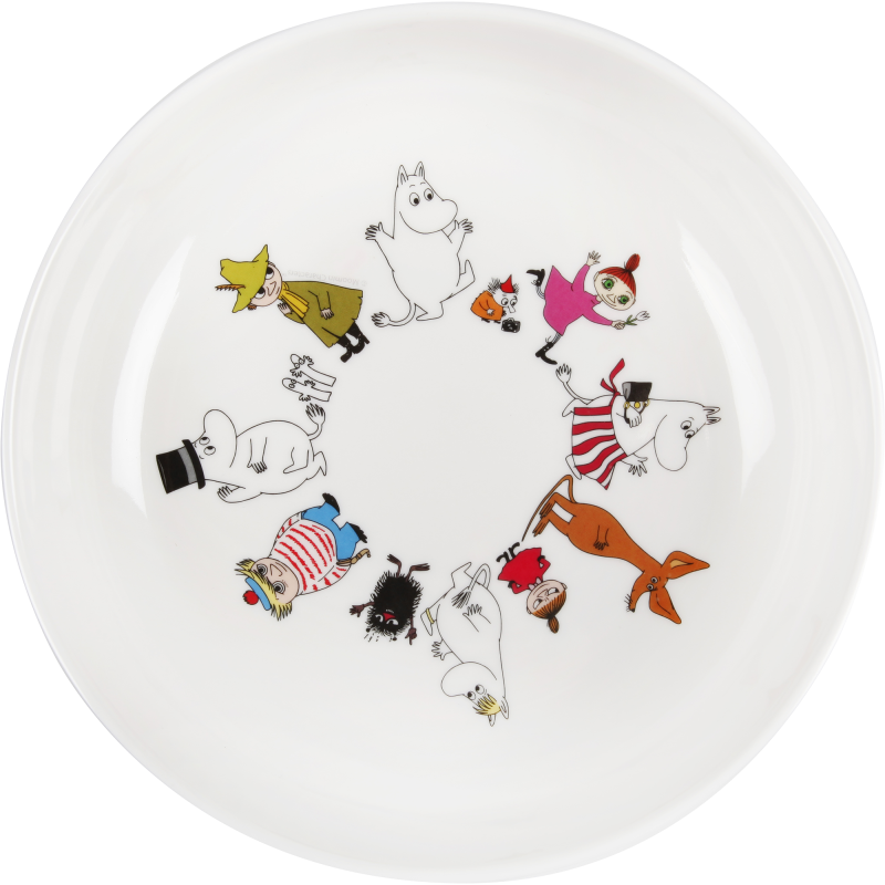 Syvä lautanen Moomin by Martinex 17 cm melamiini