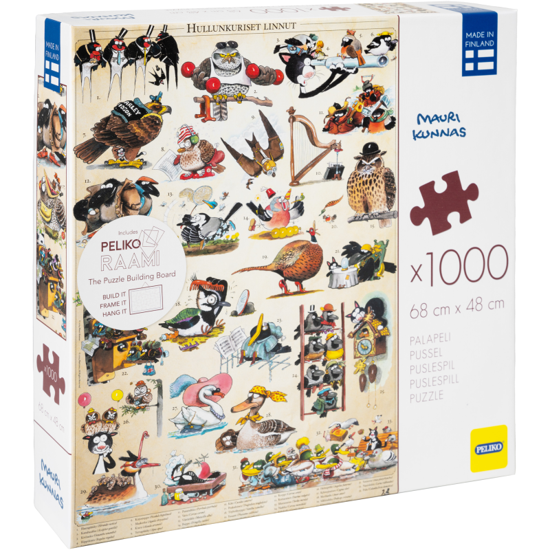 Palapeli Peliko 1000 palaa Hullunkuriset linnut