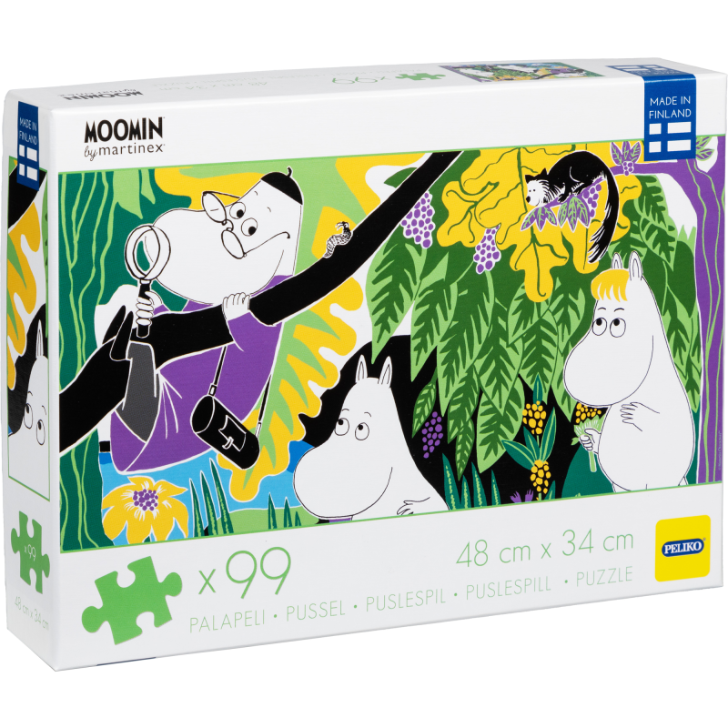 Palapeli Peliko 99 palaa Muumi lammella