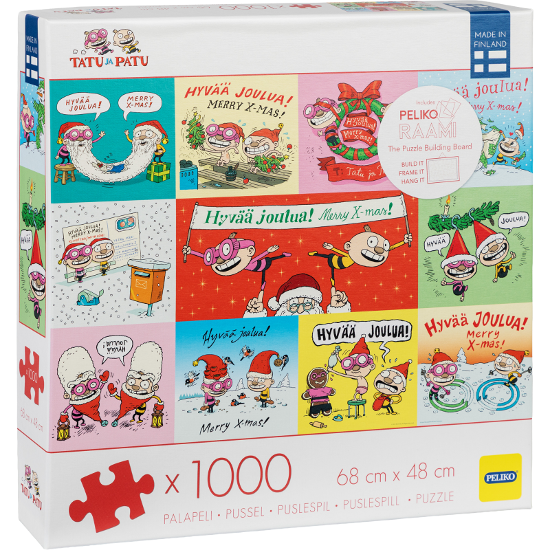 Palapeli Peliko 1000 palaa Tatu & Patu joulun toivotukset