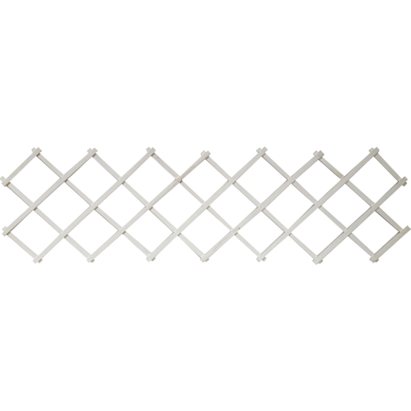 Köynnössäleikkö 0,5 x 1,7 m valkoinen