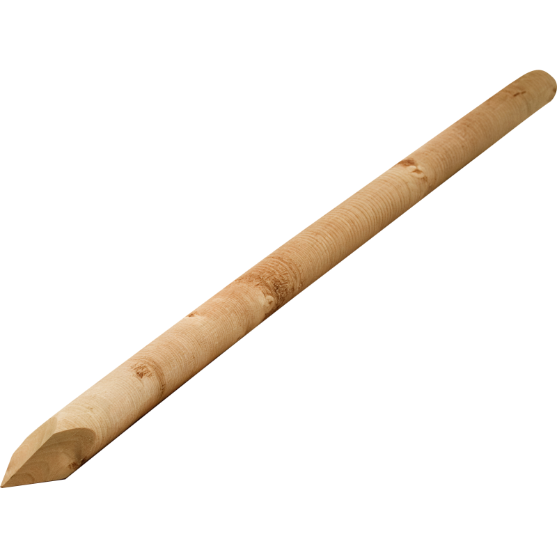 Aitatolppa ruskea pyöreä, 50 x 1500 mm