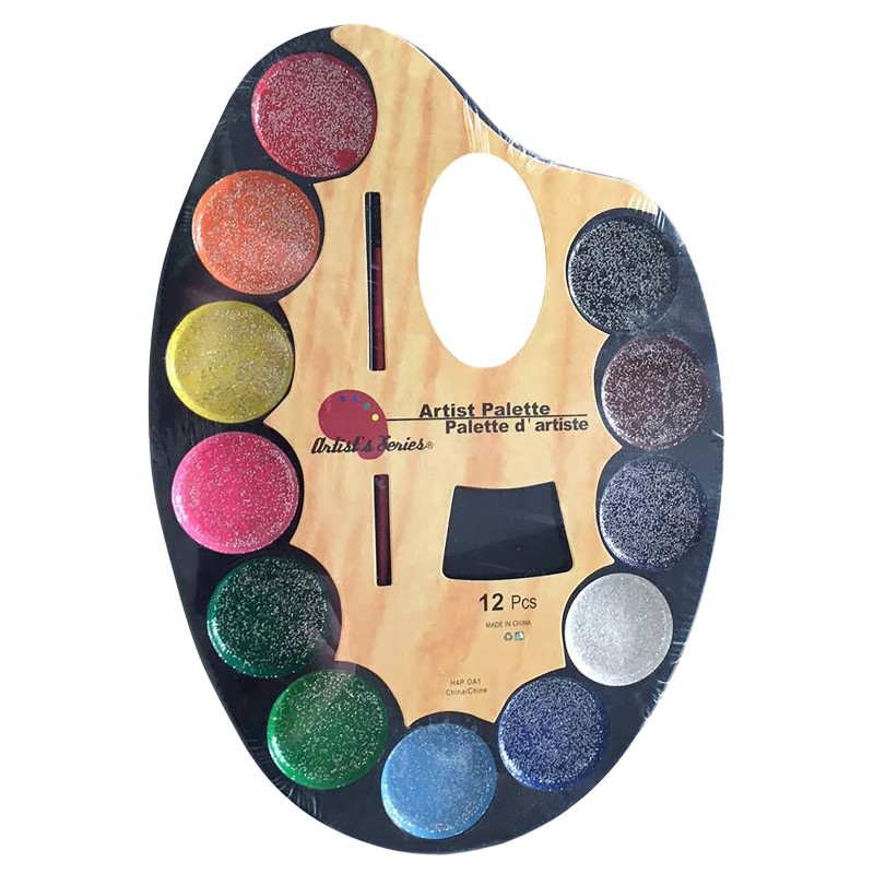 Vesiväripaletti lajitelma