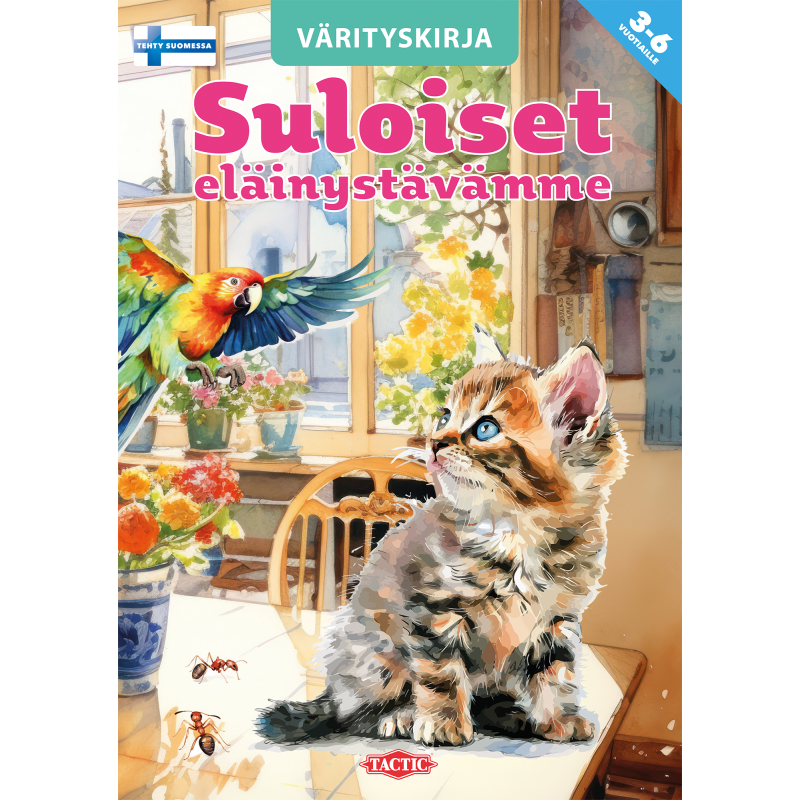 Värityskirja Suloiset eläinystävämme