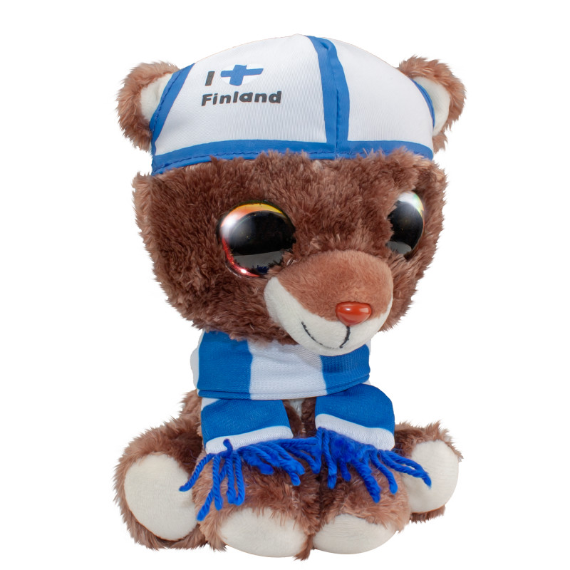 Pehmo Lumo Stars 15 cm Bear Wäinö I Love Finland