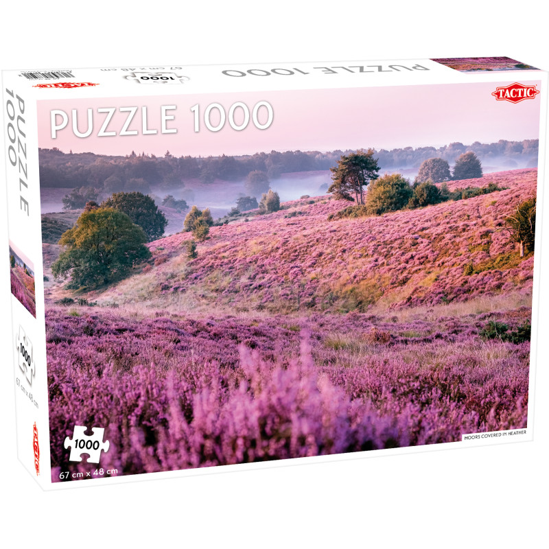 Palapeli Tactic 1000 palaa Moors Covered in Heather