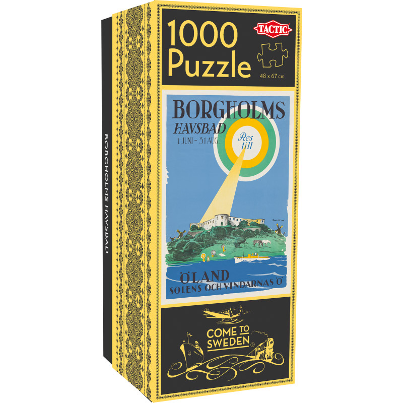 Palapeli Tactic 1000 palaa Come to Sweden Borgholm