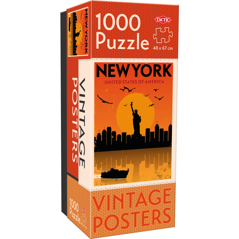 Palapeli Tactic 1000 palaa Vintage Posters New York