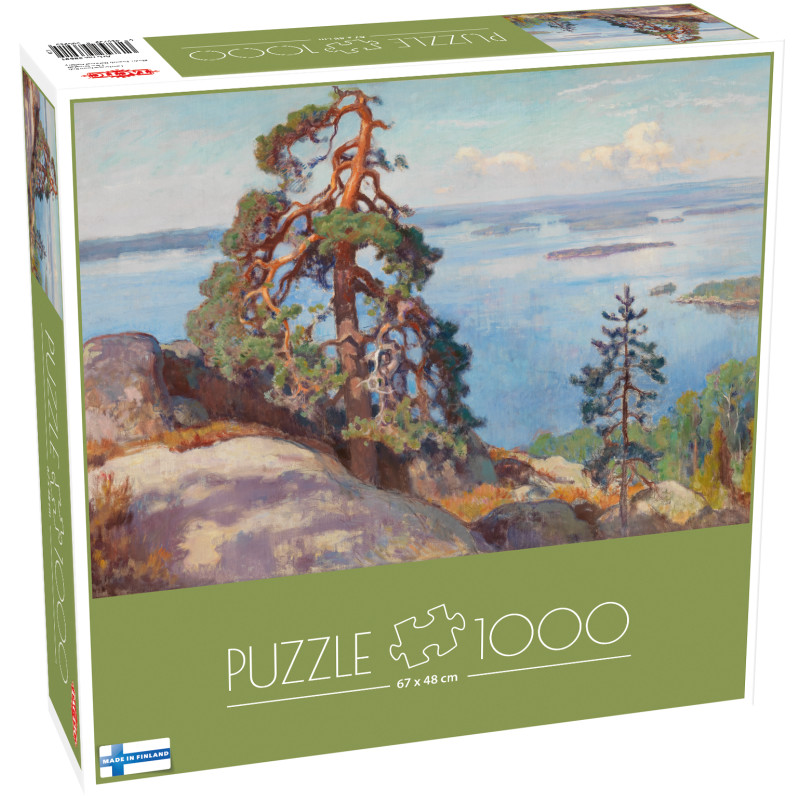 Palapeli Tactic 1000 palaa Eero Järnefelt Landscape from Koli
