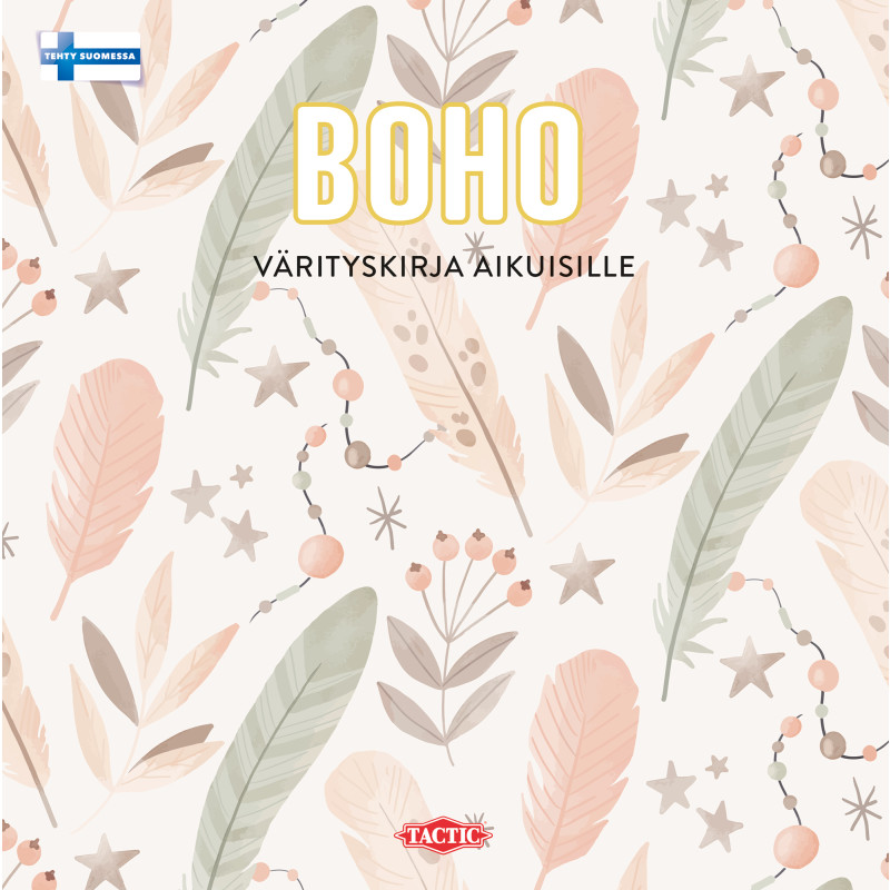 Värityskirja tactic BOHO aikuisten