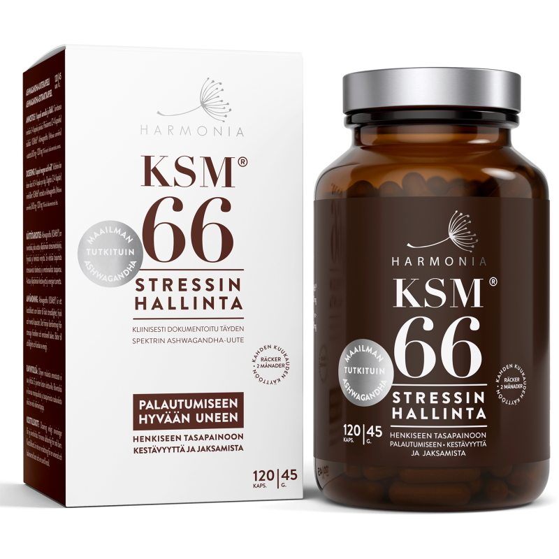 KSM66 Harmonia 120 kpl 45 g luomu