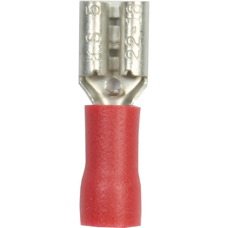 Laattaliitin 4,75 x 0,8 mm punainen, 10 kpl